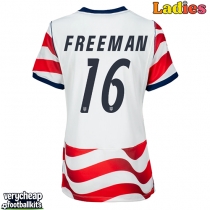 United States Alex Freeman #16 Replica Home Shirt Ladies World Cup 2026 Short Sleeve
